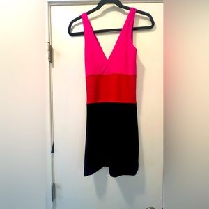 Bebe multicolor bodycon mini